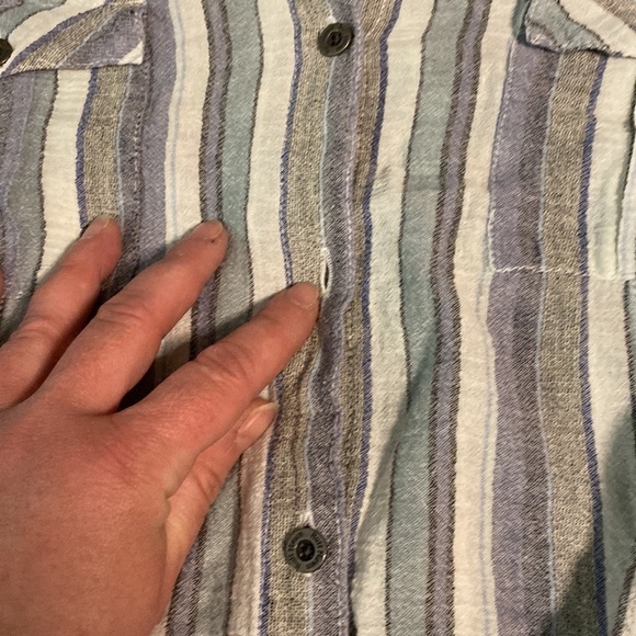 RUFF  Hewn Striped Blouse (Large) - Picture 8 of 11